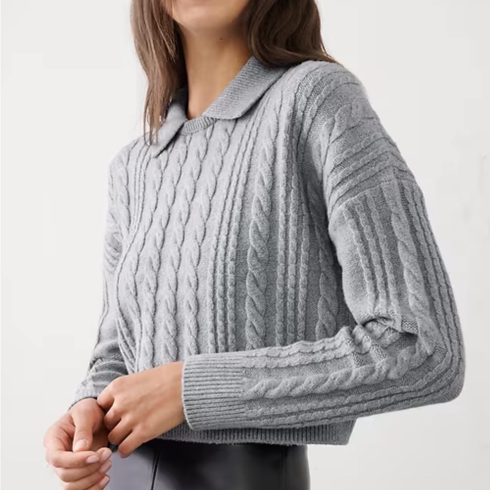 Banana Republic Factory Perfectly Soft Cable Sweater